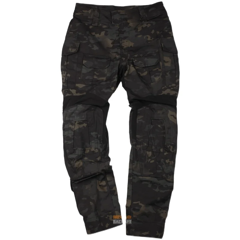 

Army Camouflage MCBK Hunting Training G3 Multifunctional Tactical Pants For Men's Outdoor CS Camping Multi Bag Pants