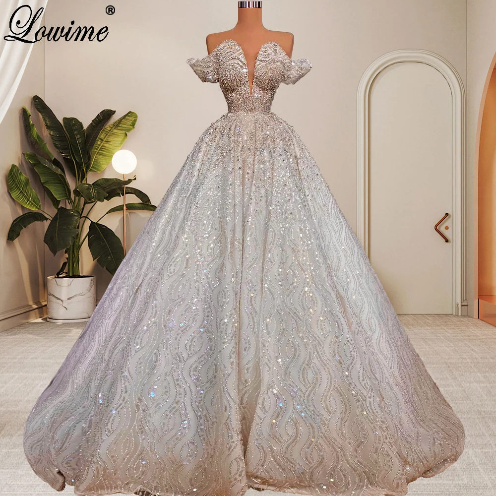 

Роскошные блестящие платья знаменитостей для женщин, подиумные платья с открытыми плечами, Украшенные бусинами и красной ковровой дорожкой, Новые вечерние платья, женское платье