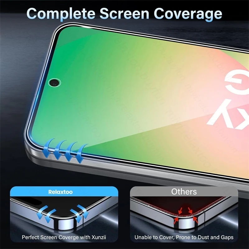 Premium 9H Tempered Glass & Camera Lens Screen Protector Film