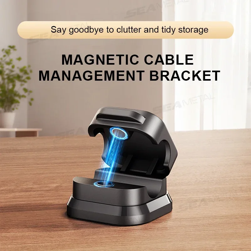 Magnetic Cable Holder Self Adhesive Cord Clip