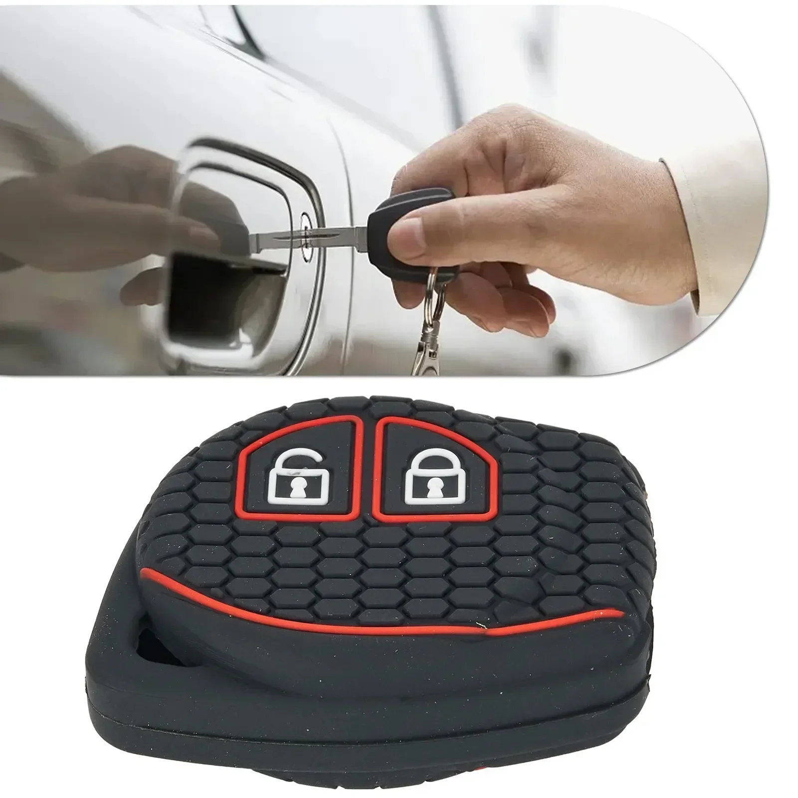 Durable 2-Button Remote Key Cover Case