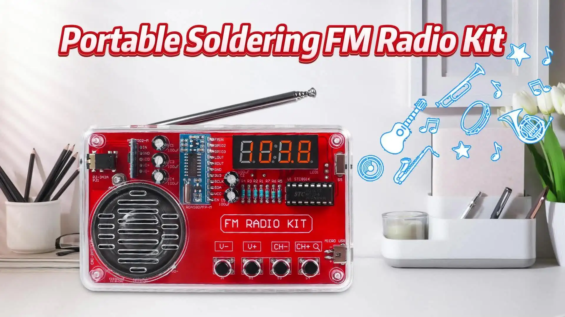 手作りラジオ ラジオキット 中夏牌 ZX-623 を作った | の回想録