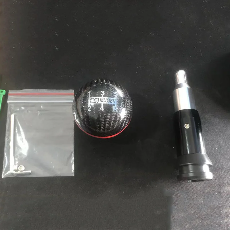 八紘無線　H No 8 カーボンマイク　コレクターズ・アイテム Junk JDM Mugen Carbon Fibre 6 Speed Gear Shift Knob Universal