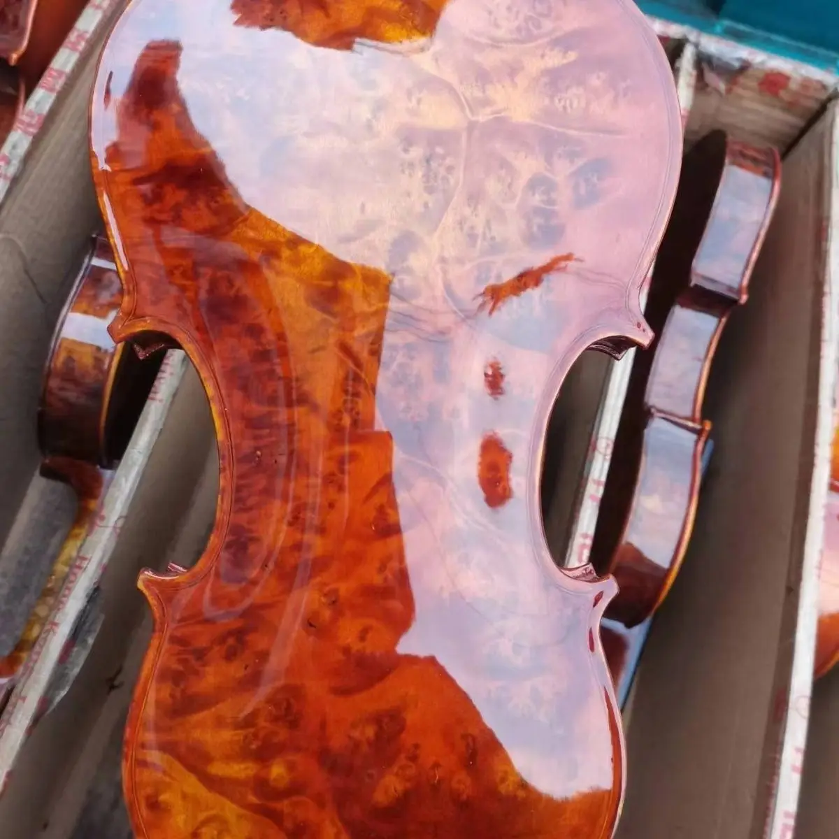 4/4 Bird's Eye Maple Violin Sparrow's Eye Maple Violin Handmade