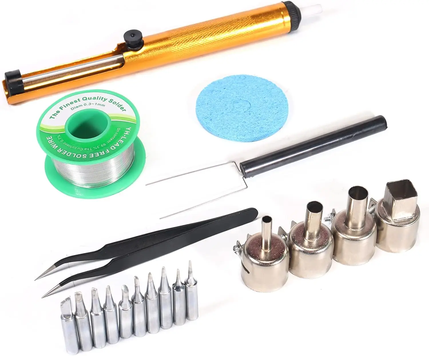 Three Tools- Soldering Station, Hot Air Rework Station and Power Supply 0~3A, 0-15V with output and test modes 5