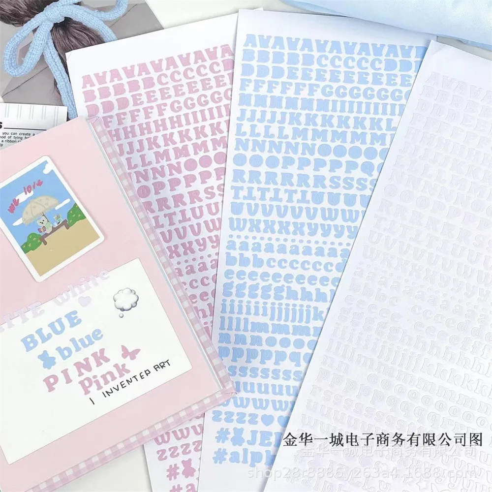 Korean Ins Style DIY Alphabet Stickers for Creative Decoration and Crafting