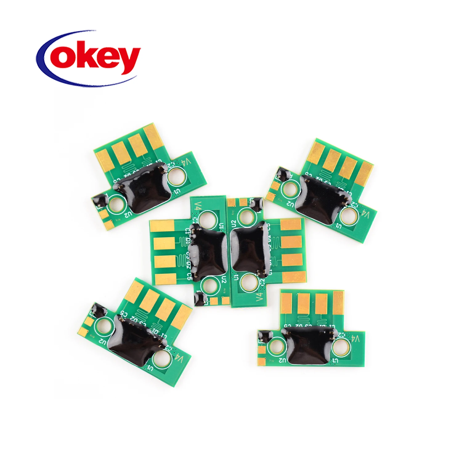 1pcs Refill Chips for Lexmark C/MC 2325 2425 2535 2640 High Yield Toner Cartridges C231HK0 C231HC0 C231HM0 C231HY0