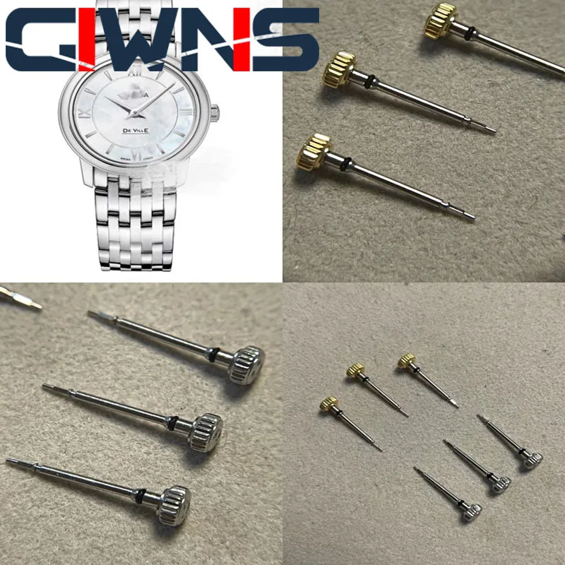 Per Omega De Ville Series 424.10.27.60 Accessori Per La Maniglia Dell'Orologio Con Testa A Corona Da Donna