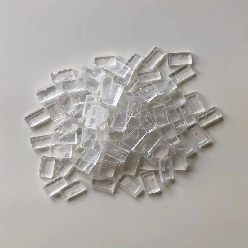 Flat Rebonded Keratin GLue100pcs Hair Extensions Keratin Bonding Glue Granule Fusion Nail Tip Rebonds Clear Yellow Color black
