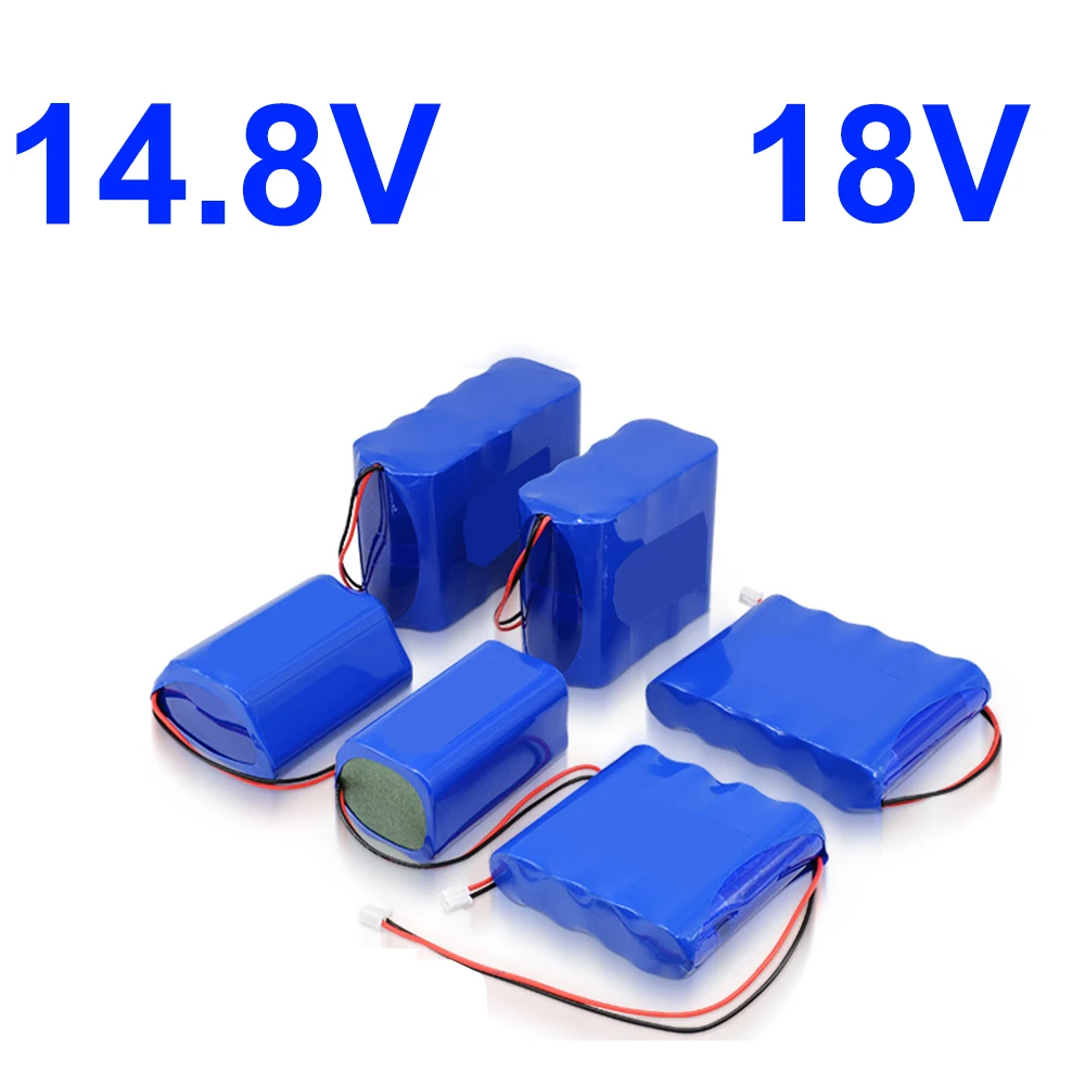 NEW Portable Super 14.8V 3200mah Battery Rechargeable Lithium Ion Pack Capacity DC 18v 6.4Ah CCTV Cam Monitor+BMS |