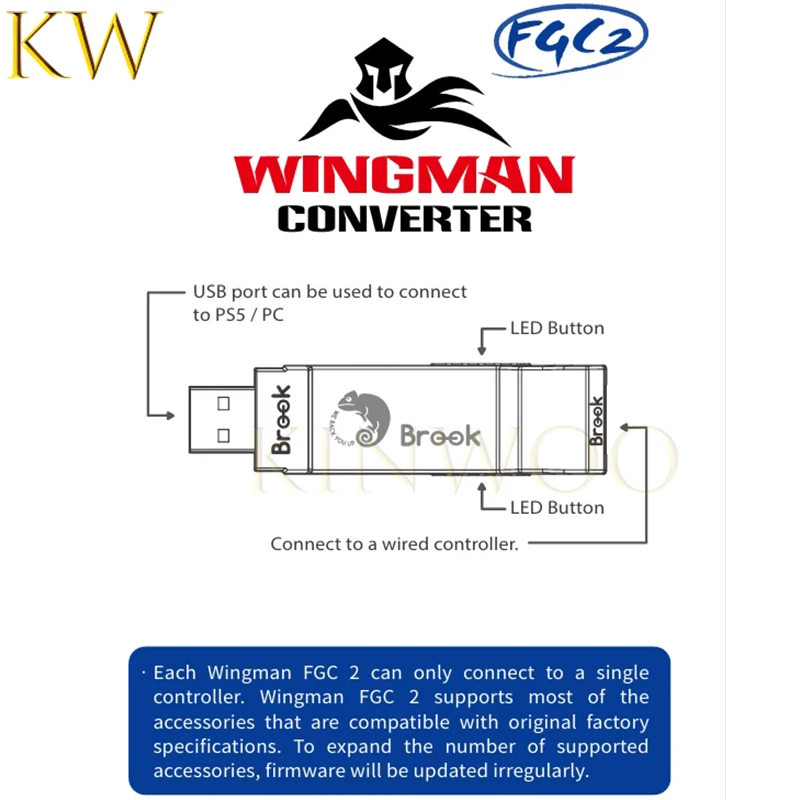 その他 Brook Wingman Converter fgc Wingman FGC 2 – Brook Gaming