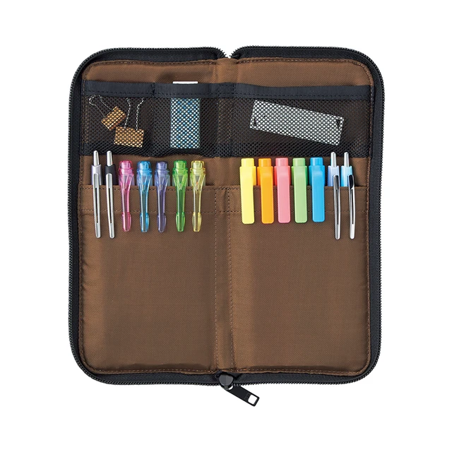 LIHIT LAB Japan Pen Pencil Case A-7551/A-7555/A-7556. Multi-layered Storage  System with A Variety of Straps and Pouches - AliExpress