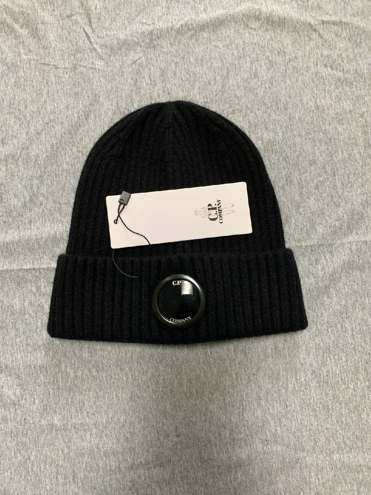 Winter Hat CP Ribbed Knit Lens Beanie Compass Hat Street Hip Hop Knitted Beanies