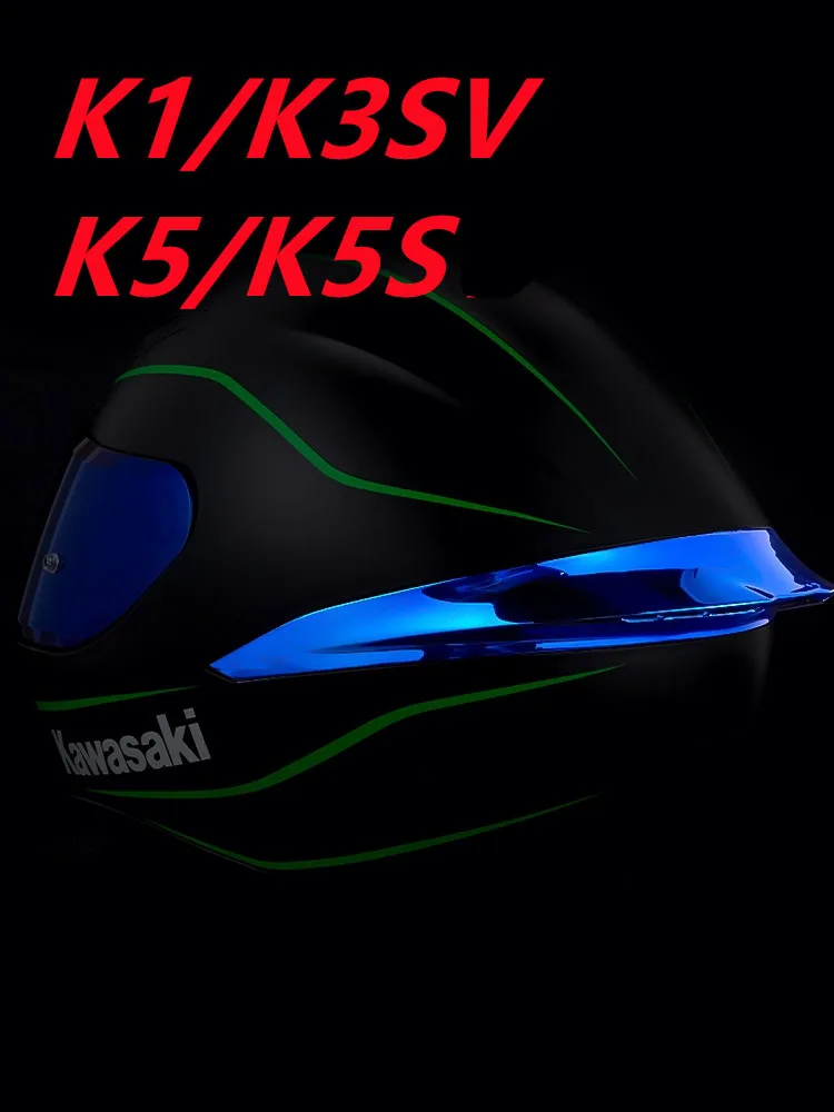 

Motorcycle Helmet Tail Spoiler for AGV K5 K5S K3SV K1 Cascos Para MotoTools Accessories Moto Rear Parts