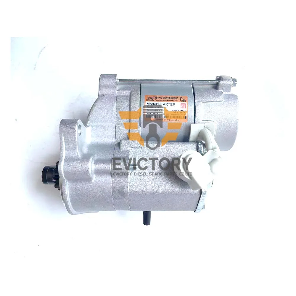 For Kubota D1105 D905 D1005 Starter 2280006321 12v 9t 1.6kw Pistons