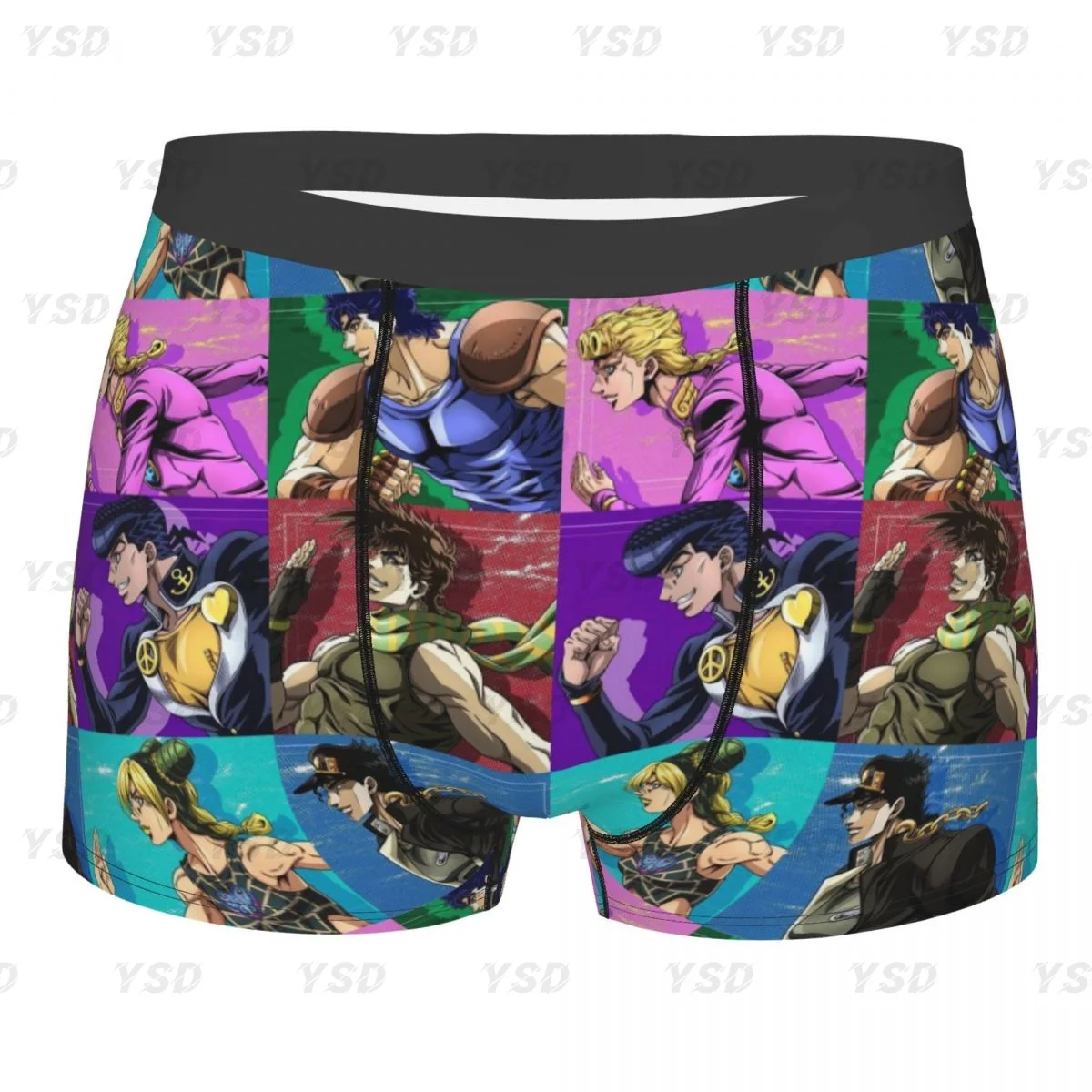 Boxer da uomo Jojo Bizarre Adventure, intimo altamente traspirante, pantaloncini con stampa 3D di alta qualità regali di compleanno