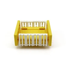  DIY MOC Farm Piggy Chicken Coop Kennel Cowshed Corn Radish Floor Furniture Decoration Scene Particle Building Blocks Scene 