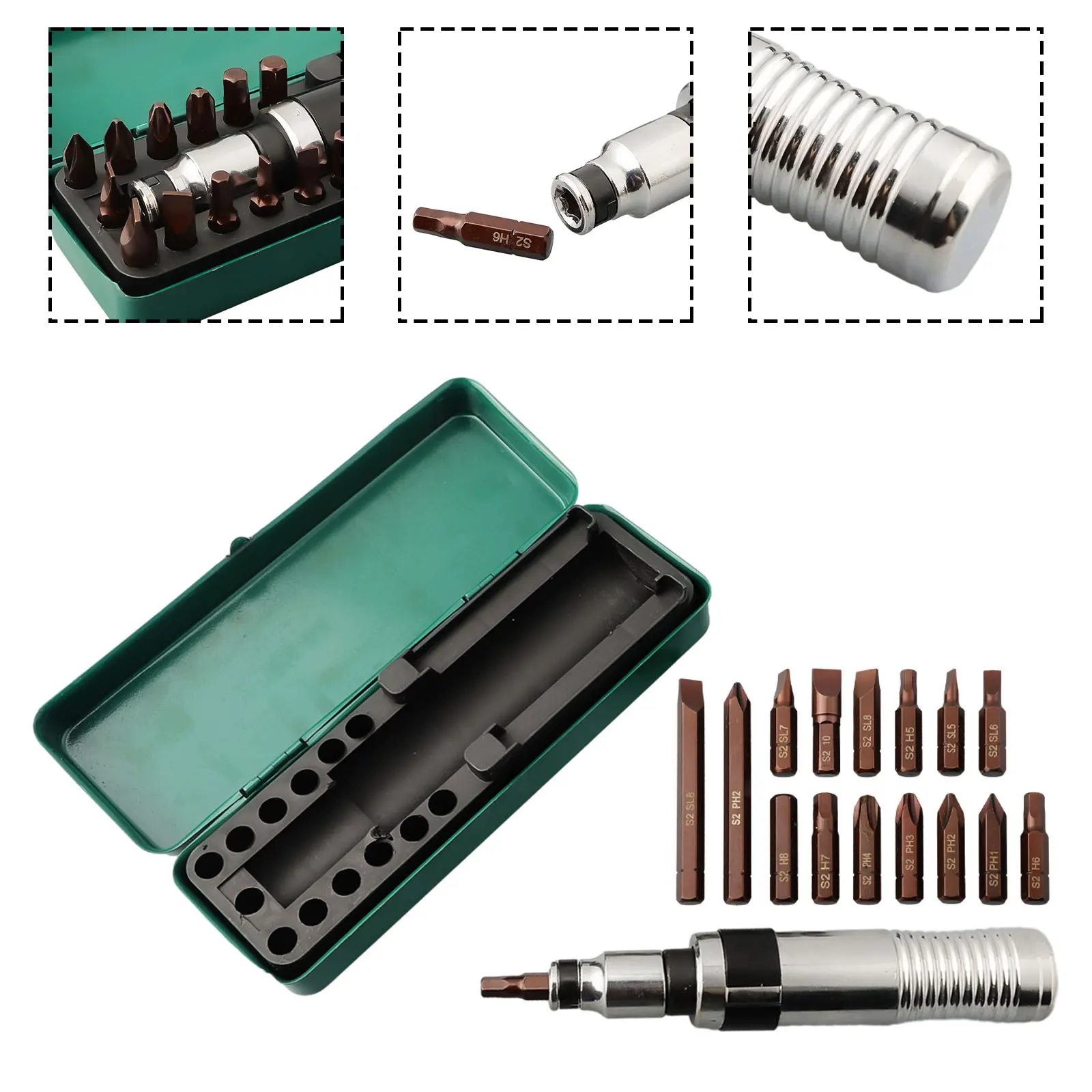 

1set 35/75mm Impact Screwdriver Bit With Handle Heavy-duty Anti Slip PH1 PH2 PH3 PH4 SL5 SL6 SL8 H5 H6 H8 Hand Tools Accessories