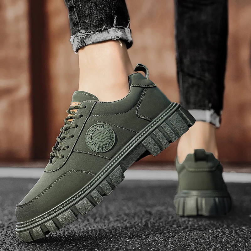 

2023 Men's Shoes New Sports Casual Board Shoes Men's Non-slip Running Shoes Work Shoes Labor Protection Shoes Designer Loafers