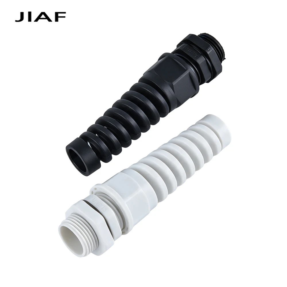 5-Pack Waterproof Nylon Cable Gland Set – Durable Anti-Bending Torsion-Proof Connectors