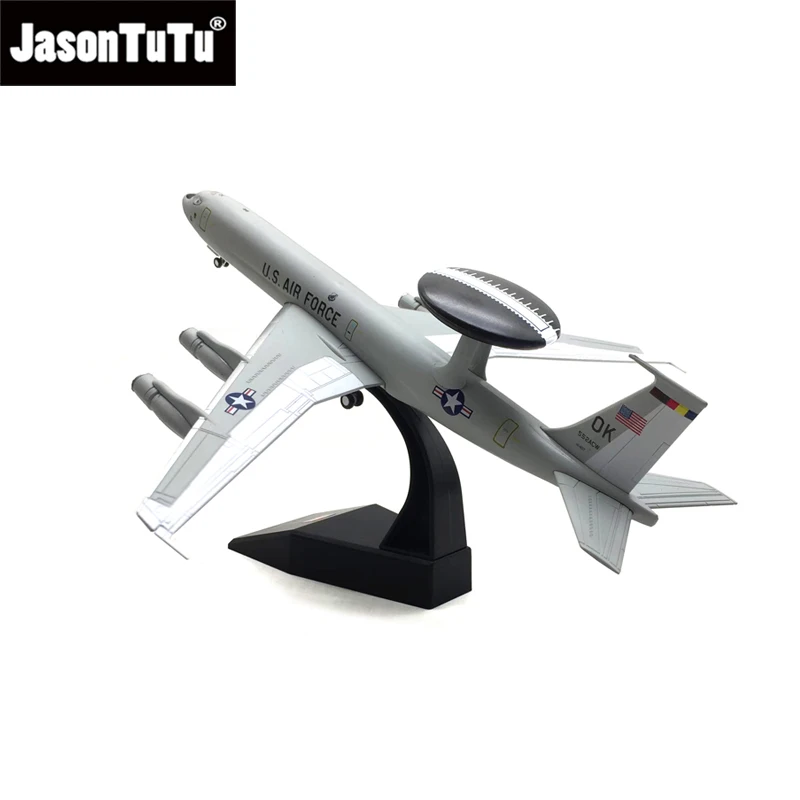Модель самолета JASON TUTU масштаб 1/200, литый под давлением Боинг E-3 Sentry AWACS, Прямая поставка