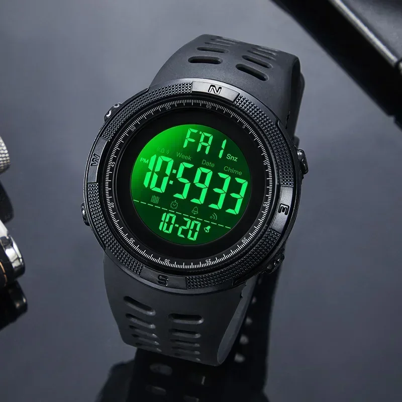 SKMEI 1251 Multifunction Watches Alarm Clock Chrono 5Bar Waterproof Digital Watch reloj hombre Outdoor Men Sport Watch 3