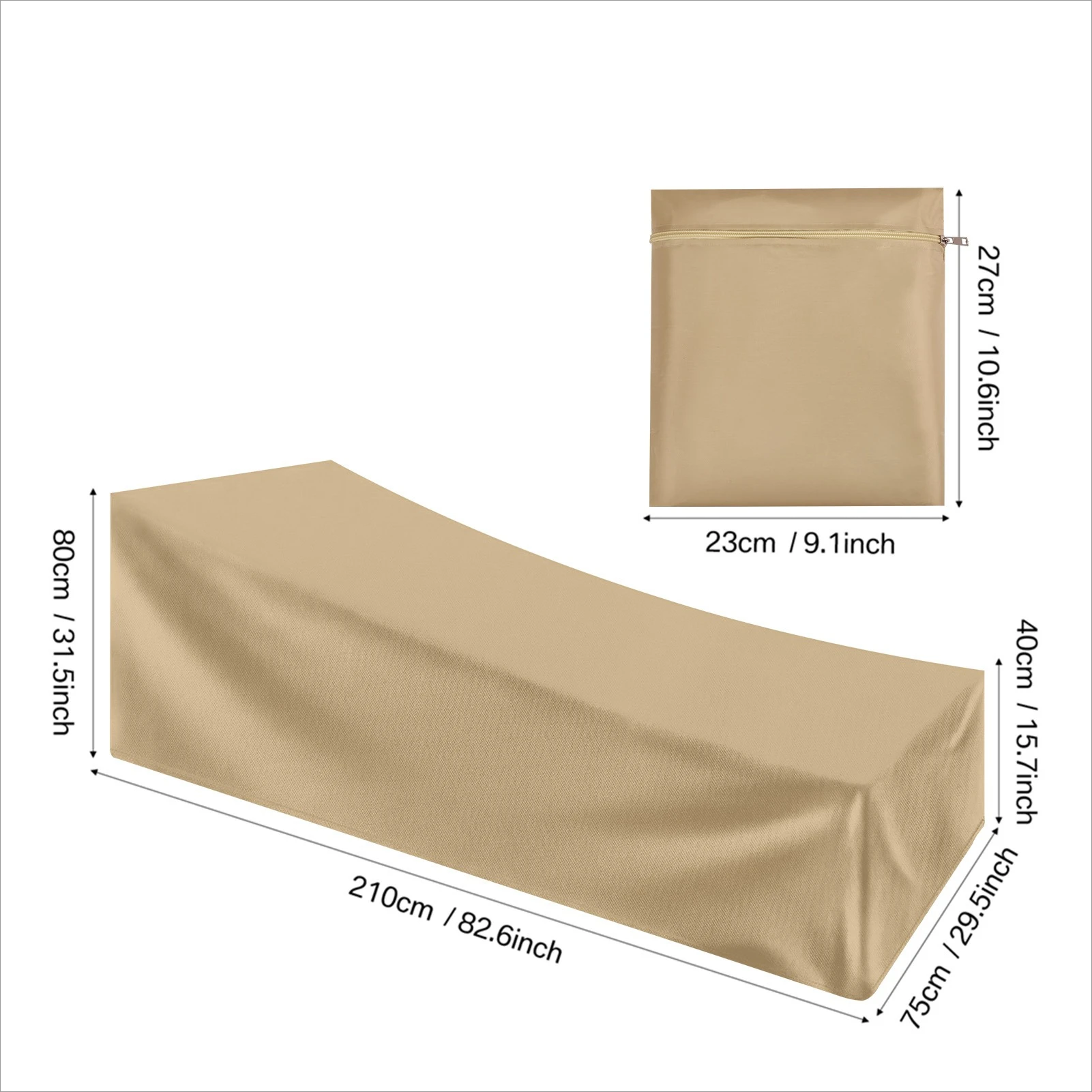 Waterproof Outdoor Sun Lounger Protective Cover