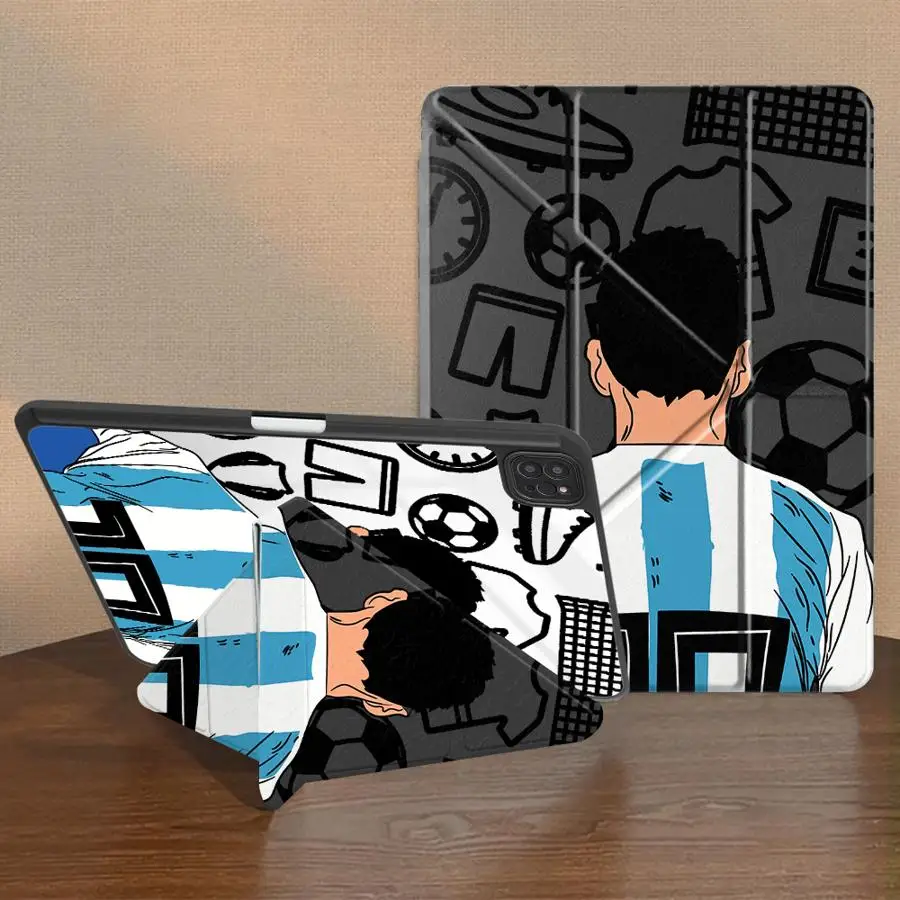 Soccer-Themed Tablet Case with Number Holder