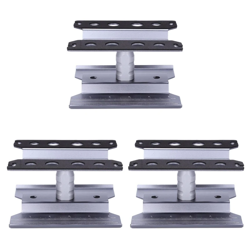 

3X Metal RC Car Workstation Work Stand Repair 360 Degree Rotation For 1/8 1/10 1/12 1/16 Scale Models,Grey