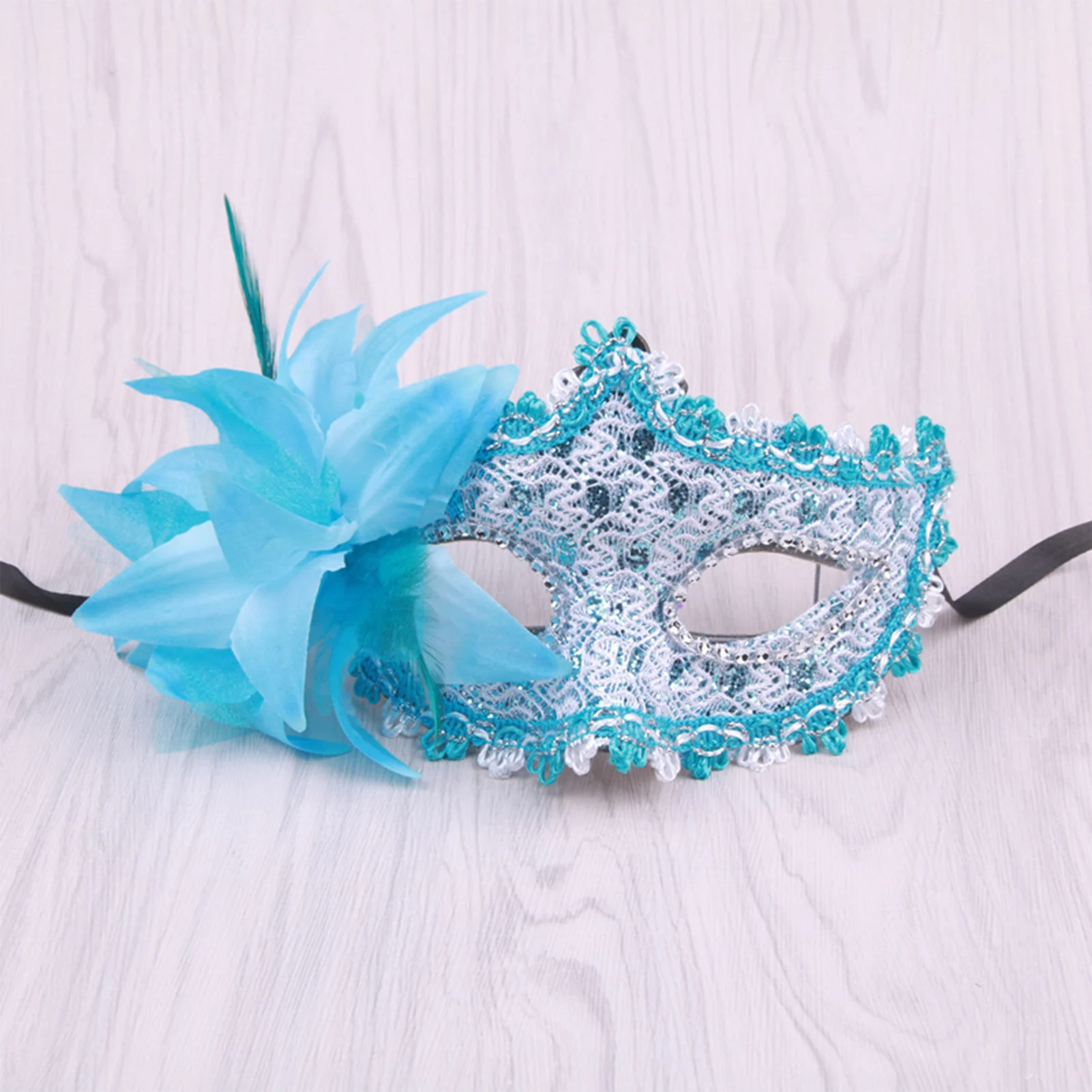 Rhinestone Masquerade Mask Shiny Party Photography Prop For Christmas Birthday Party Gifts