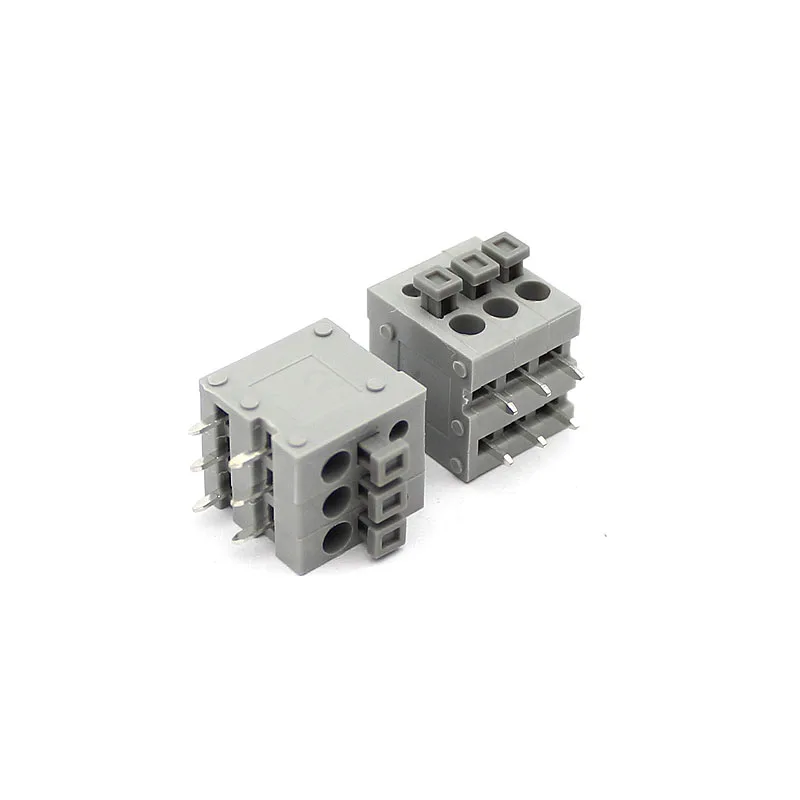 

100PIN KF211R 3.5MM SPRING TERMINAL BLOCK SCREWLESS PRESS BUTTON TYPE