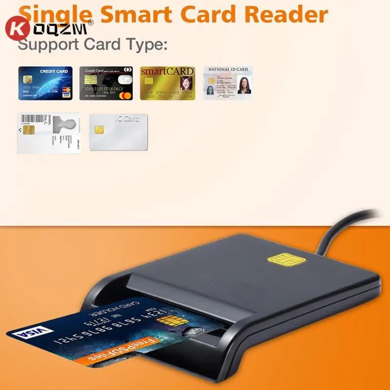 

1PC USB 2.0 Smart Card Reader Micro SD/TF Memory ID Bank Electronic DNIE Dni Citizen Sim Cloner Connector Adapter Id Card Reader