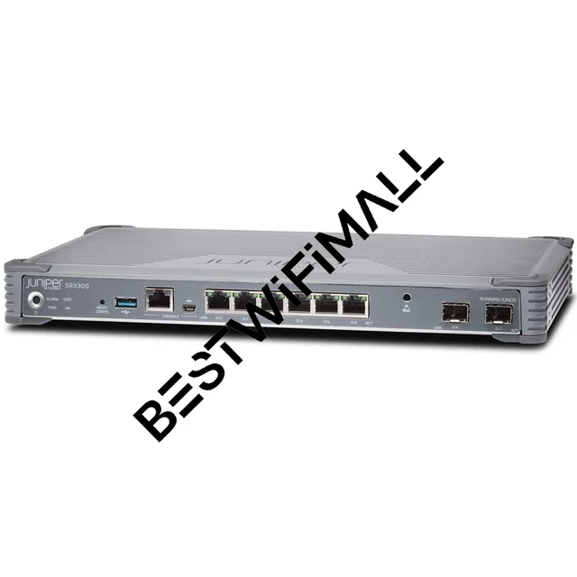 Сеть Juniper Network SRX340 Брандмауэр Услуги Шлюз Надежное подключение, Брандмауэр 3 Гбит/с и 600 Мбит/с IPsec VPN 6