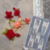 1pc Rose Tulip Lotus 3D Acrylic Mold  Lily of the Valley  Nail Art Decorations  Nails DIY Design Silicone  Nail Art  Nails  Mold 3