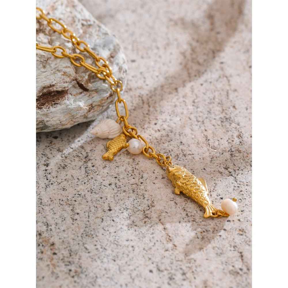 Yhpup Natural Pearls Necklace