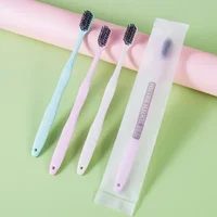 Articles de toilette jetables pour hôtel B & B, ensemble de dentifrice pour brosse à dents jetable, hospitalité domestique, fabricants en gros 100 pièces 2