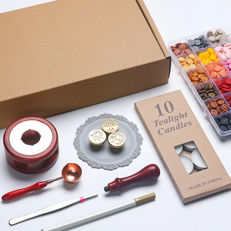 Seal Stamp Kit, Caixa De Armazenamento, DIY