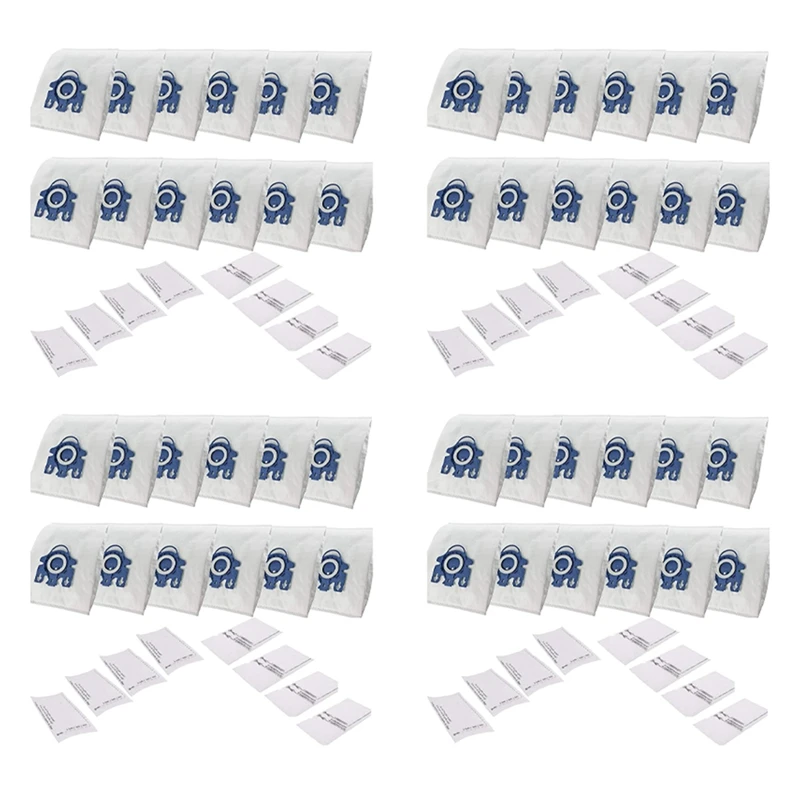 

48 Vacuum Cleaner Bags+32 Filters Compatible With Hyclean Miele GN 3D 10408410,Classic C1 Efficiency Vacuum Cleaner Bags