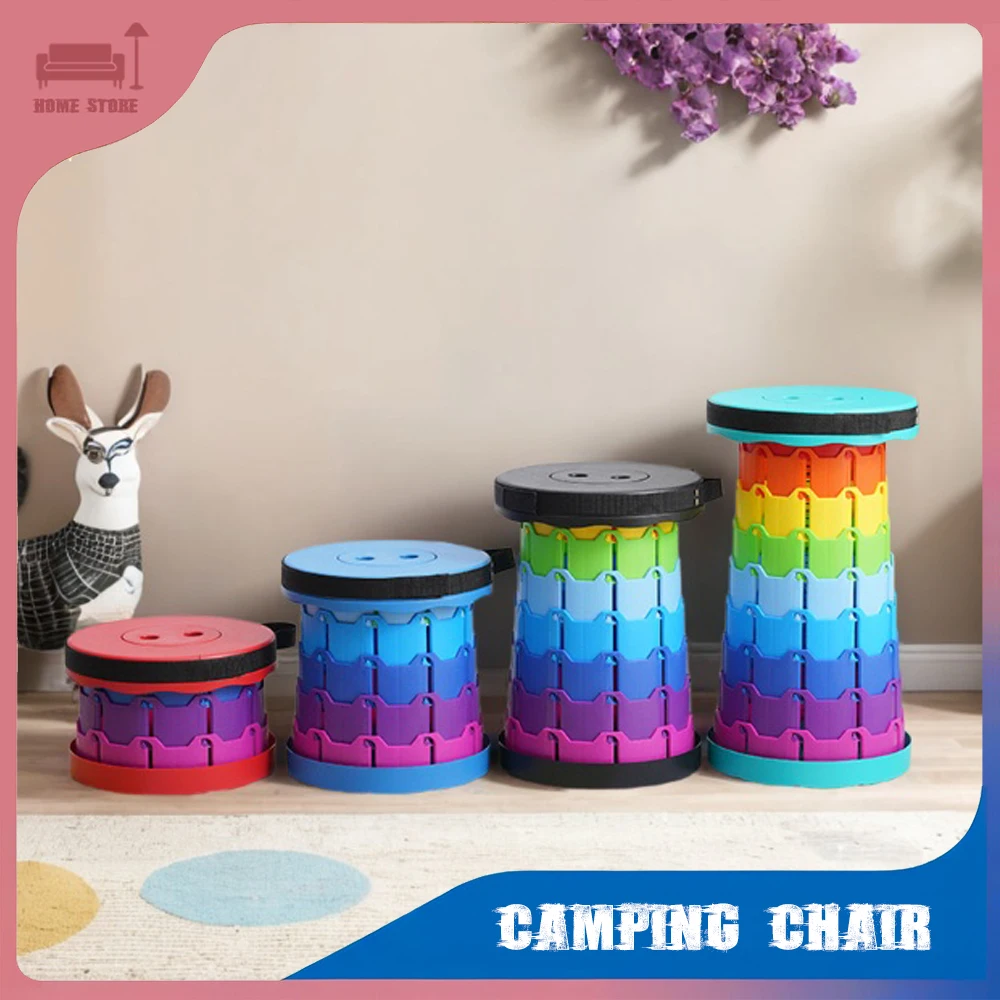 Folding Chair Folding Stool Camping Chair Portable Outdoor Retractable Adjustable Foldable Fishing Beach Chair