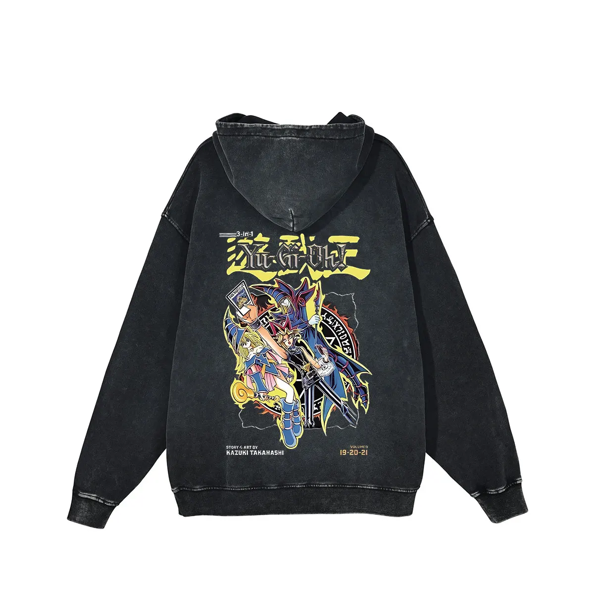 Yu-Gi-Oh Vintage Hoodie – Anime Graphic Cotton Streetwear Pullover