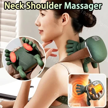 2-in-1 Neck & Back Bionic Massage Pillow with Heat 1