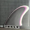 New Three Patchwork Color FUTURE 2+1 Fiberglass Surfboard Propeller Fins Foreign Trade Single Tail Goods In Kind With Logo 4