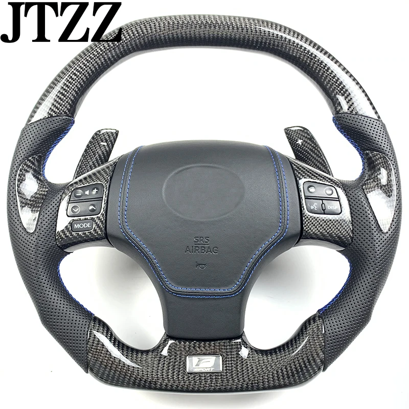 

For Lexus 2007 2008 2009 2010 2012 IS250 300 ES LS Steering Wheel Carbon Fiber Parts Customization