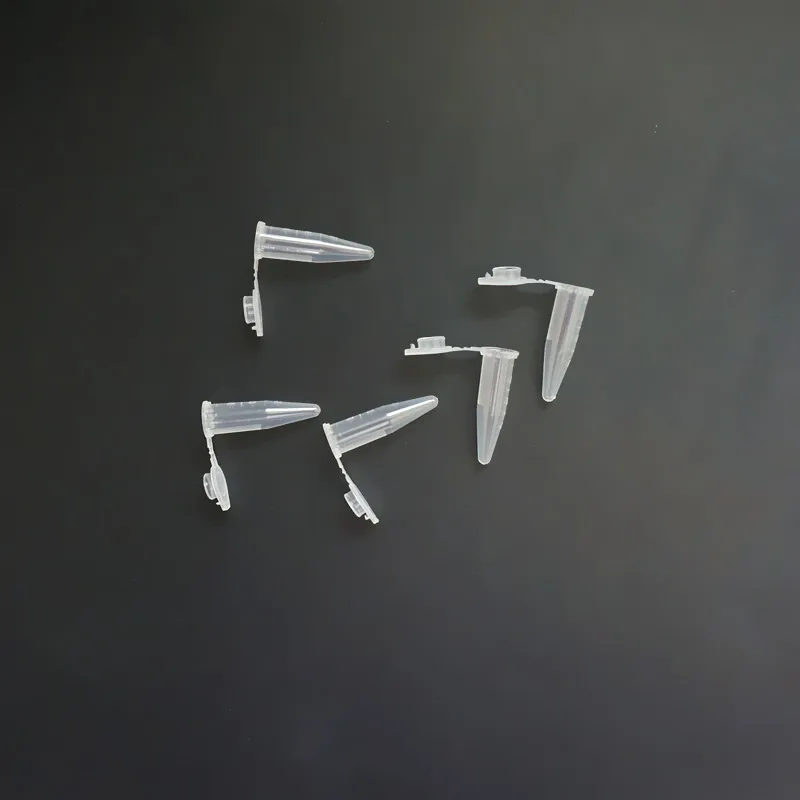 1000Pcs/Lot 0.5ml Laboratory Clear Mark Printed V-shape Scaled Plastic Centrifuge Tube