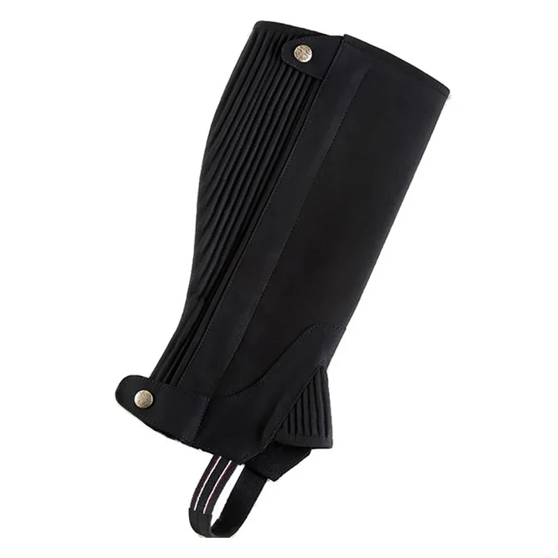 Microfiber Equestrian Gaiter Half Chaps Durable Horse Riding Boots Cover Adult Children Leg Guard Leggings Equitation Equipment