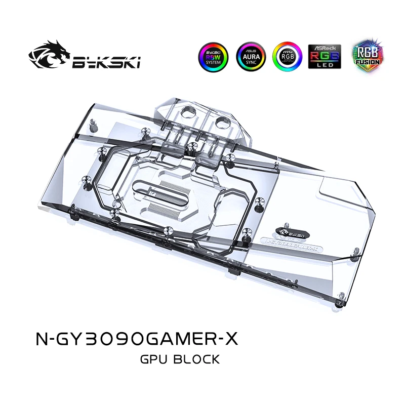 Bykski N-GY3090GAMER-X GPU Water Block For GALAX GeForce RTX 3090/3080 GAMER Graphics Card,GPU Cooler,PC Liquid Cooling