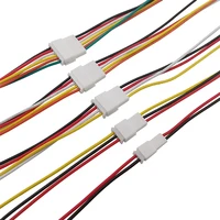 Micro JST PH 2.0mm Pitch 2/3/4/5/6 Pin Male / Female Socket Wire Cable Connector PH2.0 Plug 26AWG Electronic Wires 20CM 2