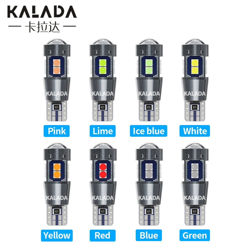 ڵ ׸ ̵ Ʈ Ŀ  , 2x ǰ W5W T10 LED CANBUS  , 5W5 12V 3030 SMD, ſ  ڵ 