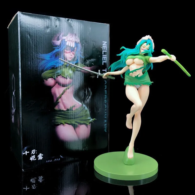 Bleach Neliel Tu Oderschvank Collectible PVC Action Figure - 24cm Double Head Replaceable Decoration
