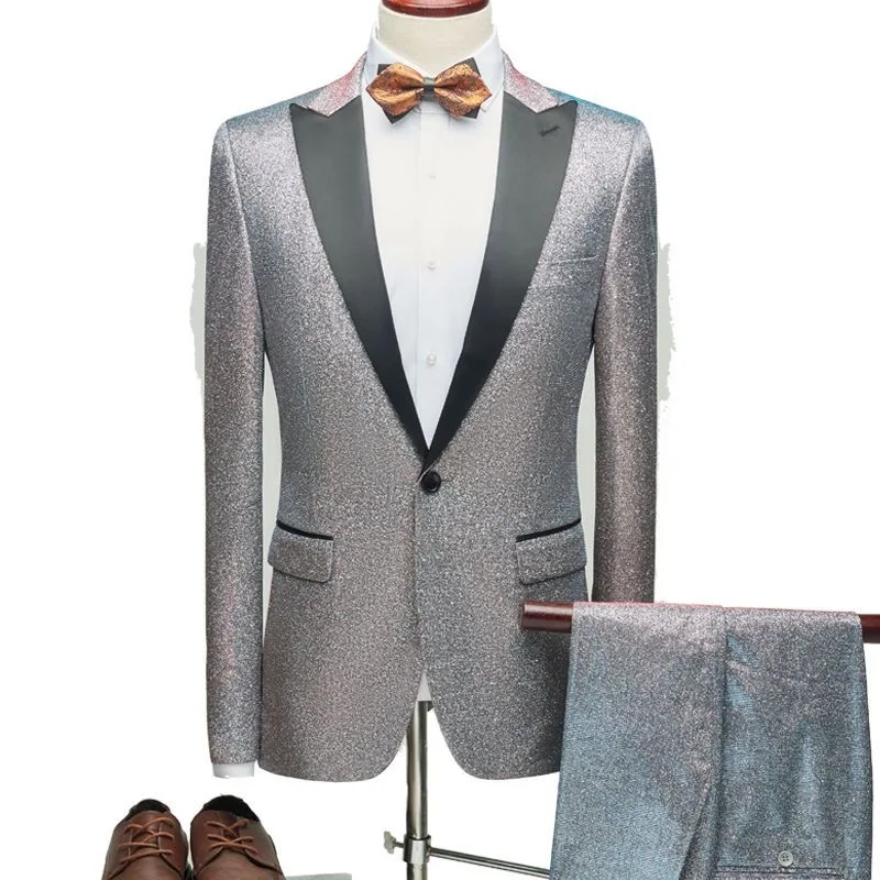 XX456Suit best man tuxedo banquet host performance suit